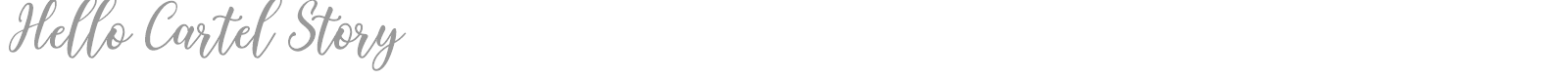 Hello Cartel Story font preview